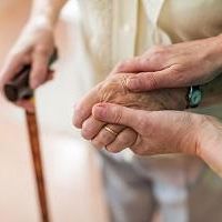 caregiver hands