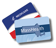 MassHealth and Medicare cards