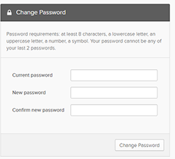 Change password